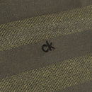 Calvin Klein Shadow Stripe Polo Shirt - Army Green Marl