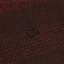 Calvin Klein Shadow Stripe Polo Shirt - Burgandy Marl