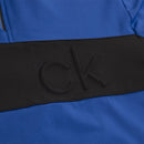 Calvin Klein Embossed Half Zip Insul-Lite Pullover - Blue/Black