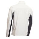 Calvin Klein Embossed Half Zip Insul-Lite Pullover - White/Black