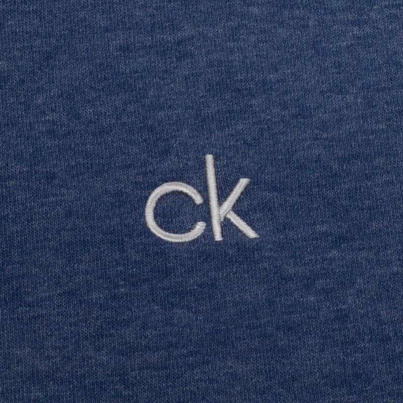 Calvin Klein Columbia Full Zip Sweater - Denim Marl