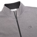 Calvin Klein Columbia Full Zip Sweater - Silver Marl