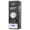 Callaway Chrome Soft X Triple Track Golf Balls - White - 12 Pack