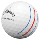 Callaway Chrome Soft X Triple Track Golf Balls - White - 12 Pack