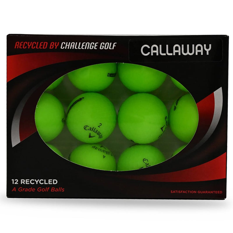 Callaway Supersoft Matte Rewashed Golf Balls - 12 Pack - Green