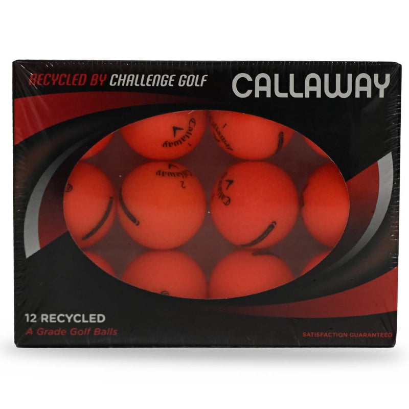 Callaway Supersoft Matte Rewashed Golf Balls - 12 Pack - Orange