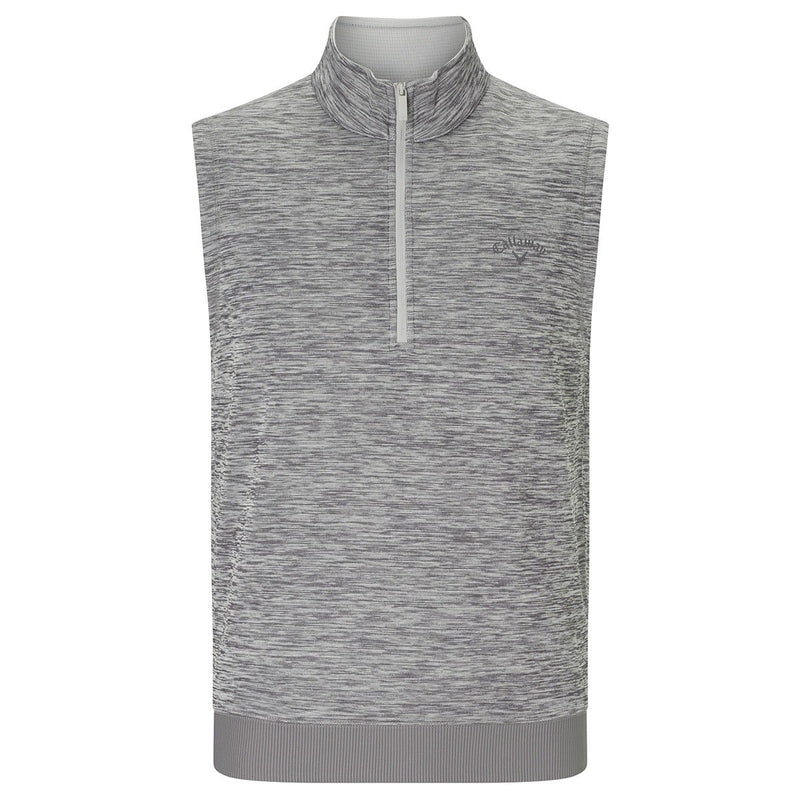 Callaway Heathered Water Repellent 1/4 Zip Golf Vest
