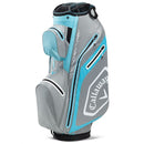 Callaway Chev Dry Waterproof Cart Bag - Silver/Light Blue