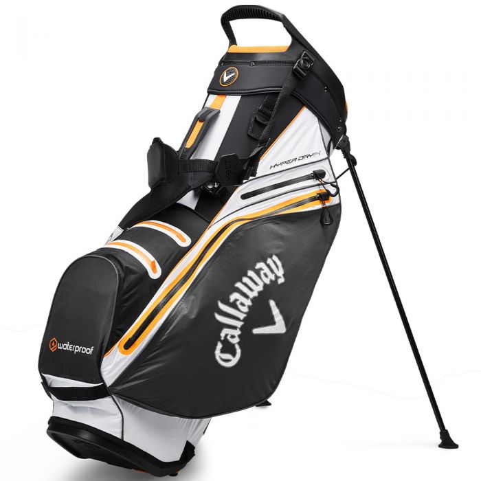 Callaway MAVRIK Hyper Dry 14 Stand Bag - Black/White/Orange