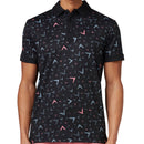 Callaway All Over Chev Geo Polo Shirt - Caviar