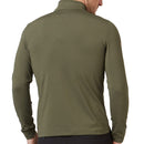 Callaway Aquapel 1/2 Zip Pullover Sweater - Black Lichen/Tigerlily