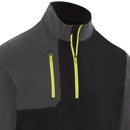 Callaway Aquapel Mixed Media 1/4 Zip Pullover - Caviar