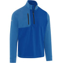 Callaway Aquapel Mixed Media 1/4 Zip Pullover - Light Lapis/Heather