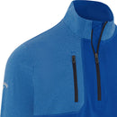 Callaway Aquapel Mixed Media 1/4 Zip Pullover - Light Lapis/Heather