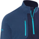 Callaway Aquapel Mixed Media 1/4 Zip Pullover - Peacoat