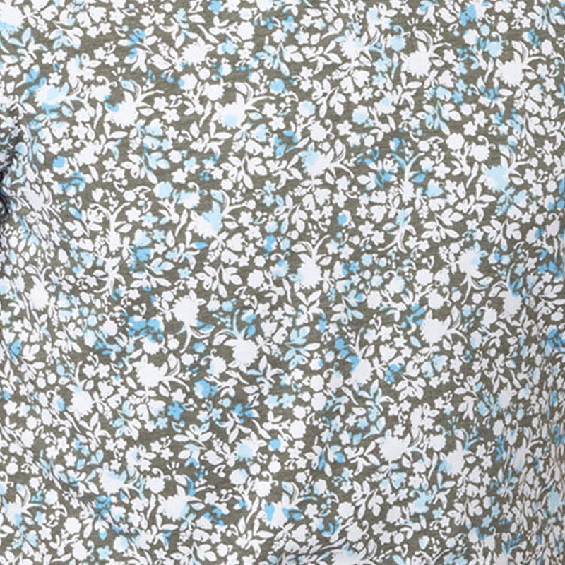 Callaway Artificial Nature Print Polo Shirt - Black Lichen