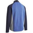 Callaway Blocked Ottoman Fleece 1/4 Zip Pullover - Dark Moody Heather