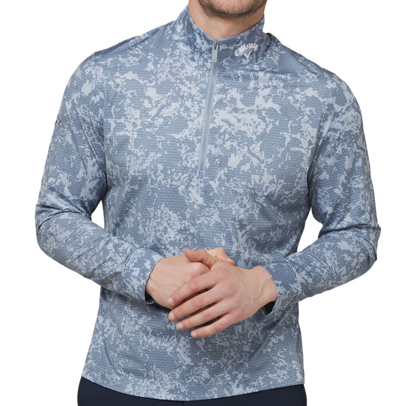Callaway Camo Print 1/4 Zip Pullover - Flint Stone