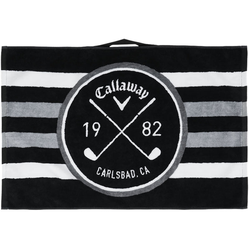 Callaway Cart Towel - Black/White/Charcoal