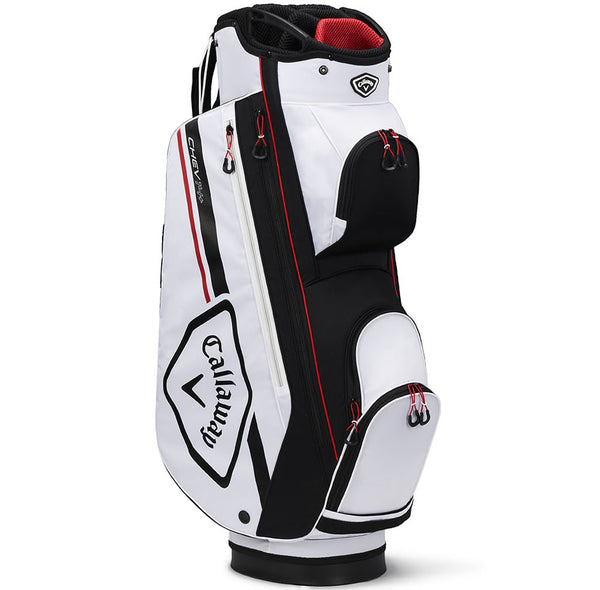 Callaway Chev 14+ Cart Bag - White/Black/Fire