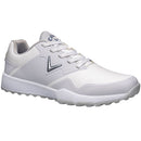 Callaway Chev Ace Waterproof Spikeless Shoes - White/Grey