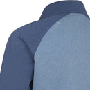 Callaway Chev Print Chillout 1/4 Zip Pullover - Peacoat Heather