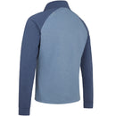 Callaway Chev Print Chillout 1/4 Zip Pullover - Peacoat Heather
