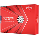 Callaway Chrome Soft Golf Balls - White - 12 Pack