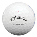 Callaway Chrome Soft Triple Track Golf Balls - White - 12 Pack