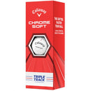 Callaway Chrome Soft Triple Track Golf Balls - White - 12 Pack