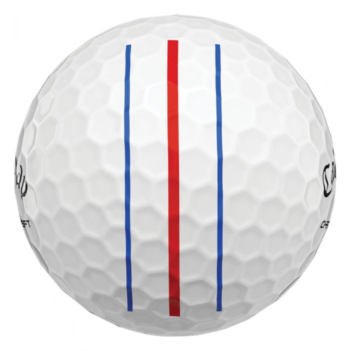 Callaway Chrome Soft Triple Track Golf Balls - White - 12 Pack