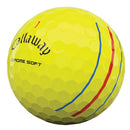 Callaway Chrome Soft Triple Track Golf Balls - Yellow - 12 Pack