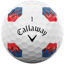 Callaway Chrome Soft Tru Track Golf Balls - Red/Blue - 12 Pack
