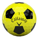 Callaway Chrome Soft Truvis Golf Balls - Yellow/Black - 12 Pack