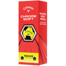 Callaway Chrome Soft Truvis Golf Balls - Yellow/Black - 12 Pack