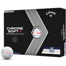 Callaway Chrome Soft X Triple Track Golf Balls - White - 12 Pack