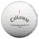 Callaway Chrome Soft X LS Golf Balls - Triple Track White - 12 Pack