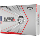 Callaway Chrome Soft X LS Golf Balls - White - 12 Pack