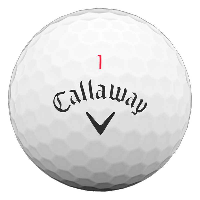 Callaway Chrome Soft X LS Golf Balls - White - 12 Pack