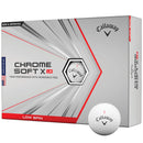 Callaway Chrome Soft X LS Golf Balls - White - 12 Pack