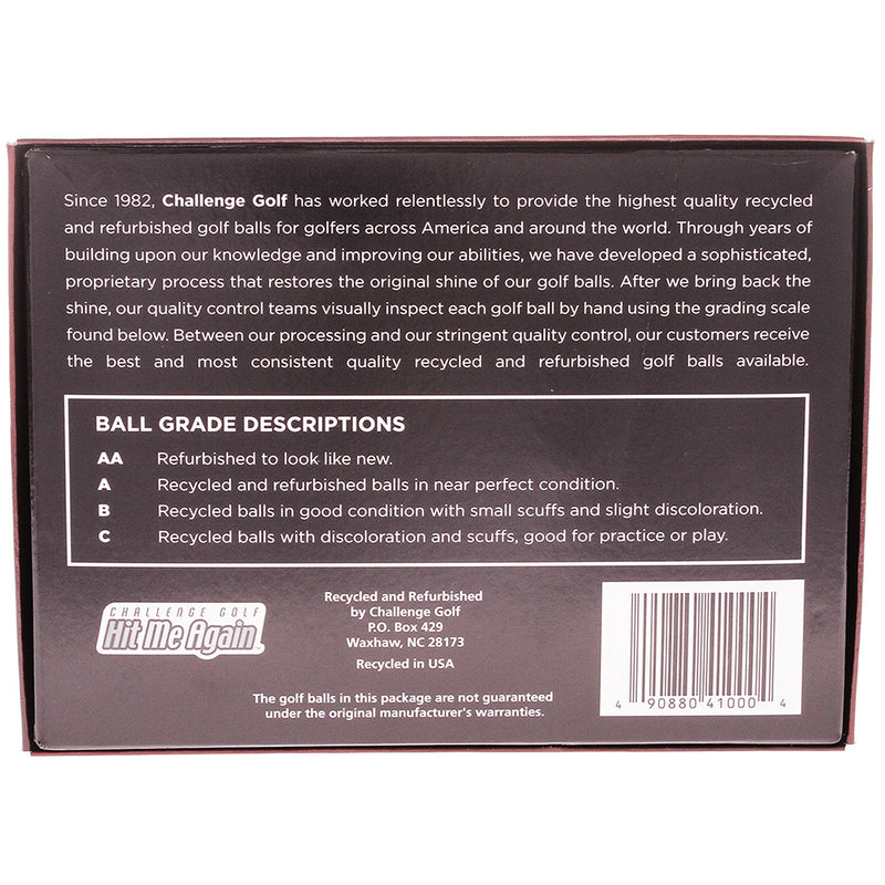 Callaway Chromesoft X Refurbished A-Grade Golf Balls - 12 Pack - White