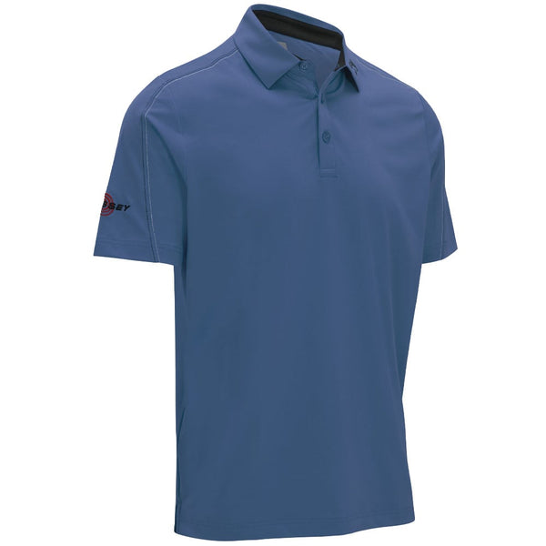 Callaway Contrast Stitch Colour Block Polo Shirt - Blue Horizon