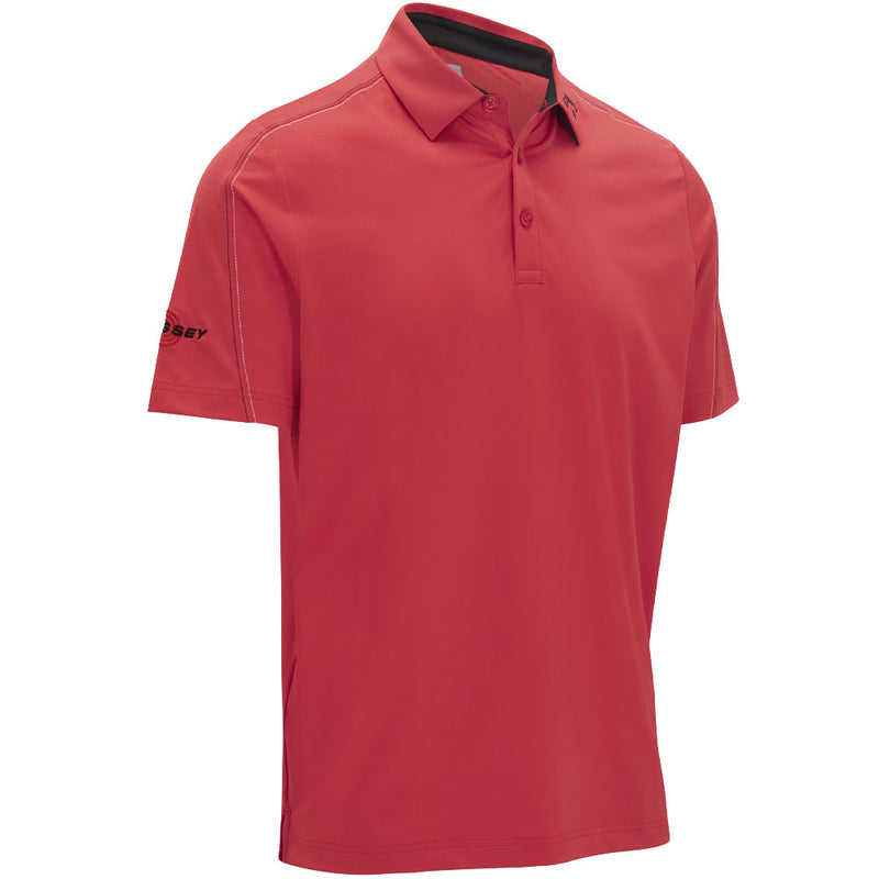 Callaway Contrast Stitch Colour Block Polo Shirt - Teaberry