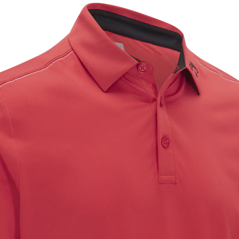 Callaway Contrast Stitch Colour Block Polo Shirt - Teaberry