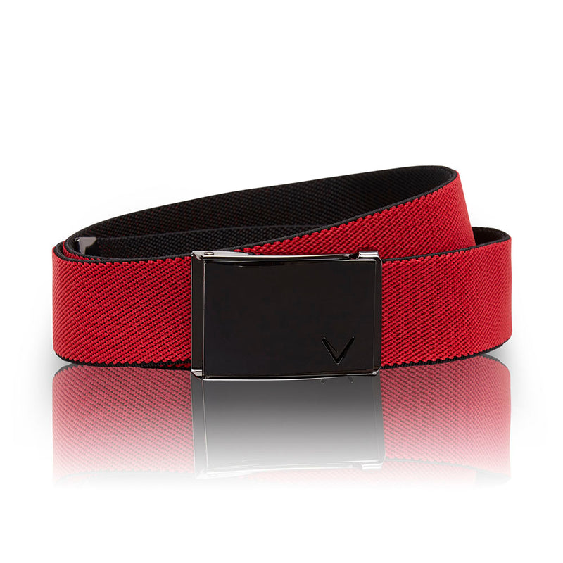 Callaway Cut-to-Fit Stretch Webbed Belt - Lychee