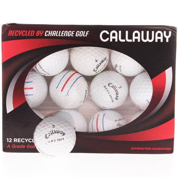 Callaway ERC Soft Refurbished White Golf Balls - 12 Pack - A Grade