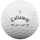 Callaway ERC Soft Triple Track Golf Balls - White - 12 Pack