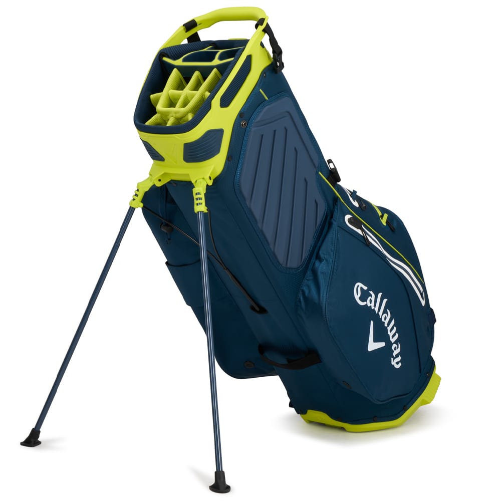 Callaway Fairway 14 Hyper Dry Waterproof Stand Bag - Navy/Florescent Y