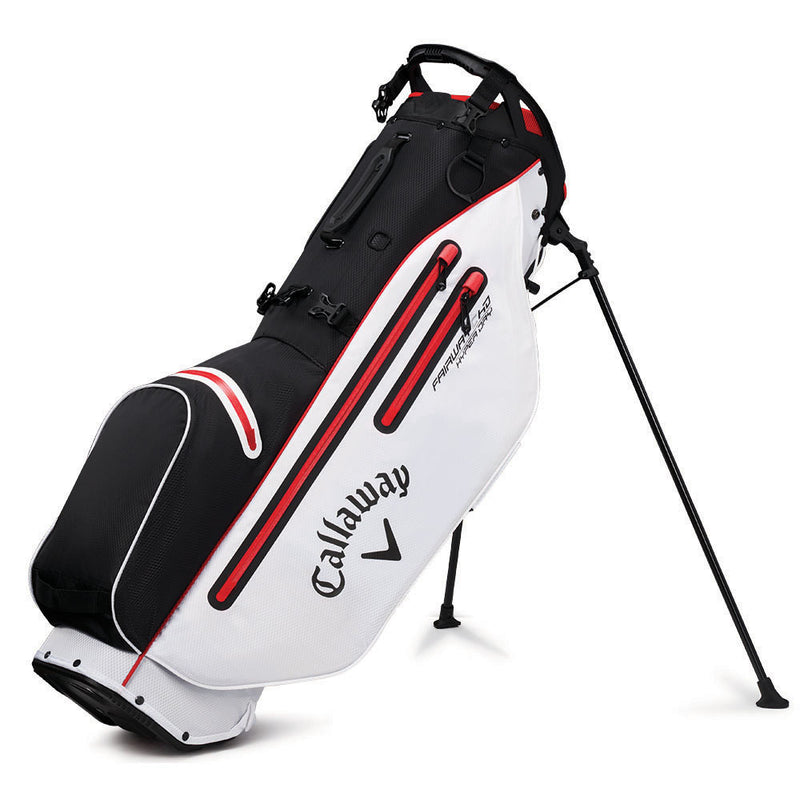 Callaway Fairway C Hyper Dry Waterproof Stand Bag - Black/White/Fire