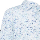 Callaway Geo Print Polo Shirt - Bright White